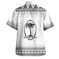 thumbnail image 3 of Camisa de playa de manga corta con estampado 3D para hombres, ropa tribal isleña polinesia, camisas casuales con botones para hombres, ropa, 3 of 5