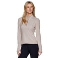 thumbnail image 4 of Avalanche Women's Lightweight Mock Neck 1/4 Zip Running Hiking Top, 4 of 5