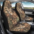 thumbnail image 3 of Garronmavis Hunting Forest Deer Car Front Seat Covers Automobile Seat Cover Sets 2 Pack Breathable Seats Protectors Universal fit for Most of SUV,Sedan,Trucks, 3 of 7