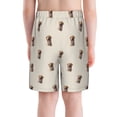 thumbnail image 3 of Cauagu Labrador Retriever Dog Print Swim Trunks for Men,Youth Boys Swim Shorts Compression Liner Beach Shorts Boys' Swimming Shorts 7-20 Years Bathing Suit-Small, 3 of 7
