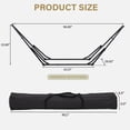thumbnail image 2 of Ainfox 2 in 1 Hammock and Swing Chair with Stand, 550 lbs Capacity，Beige, 2 of 11