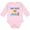 AD-Pink, variant on Inktastic San Diego Vacation Cute Beach Boys or Girls Long Sleeve Baby Bodysuit