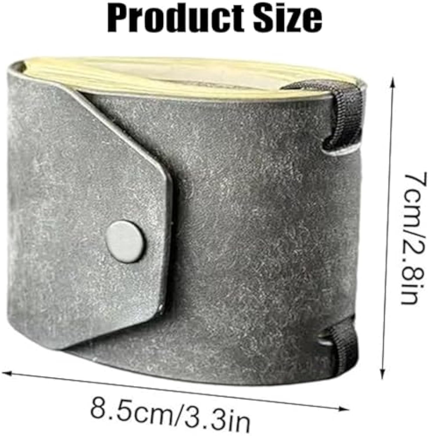 Cash Wallet Men The Cash Wrap Wallet - Magnetic Clasp Leather Money ...