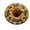 G, variant on Sunflower Honeycomb Bee 3D Round Area Rug G (36x36 in / 90x90 cm), Soft Non-Slip Botanical Floral Circle Carpet for Living Room, Bed, Entryway
