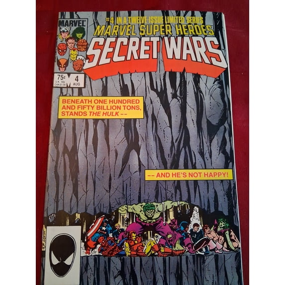 Marvel Super Heroes Secret Wars #4 Comic Book