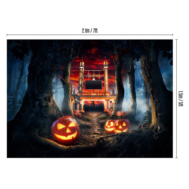 Fondo de fotografía de tema de Halloween Fondo de fotografía de retrato con diseño de calabaza Acces Irfora Fondo