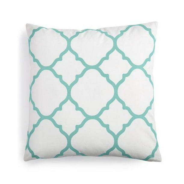 Charter Club Damask Designs 100 Pima Cotton Geometric 18 Inch Square Decorative Pillow White Walmart Com Walmart Com