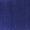 thumbnail image 1 of Ahgly Company Machine Washable Indoor Square Abstract Blue Contemporary Area Rugs, 6' Square, 1 of 4