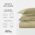 thumbnail image 3 of Ultra Soft & Breathable - Duvet Cover Set - Twin/TwinXL Sage Green Bedding by Comfort Canopy, 3 of 11