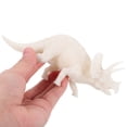 thumbnail image 3 of Recuerdos de fiesta de dinosaurios DIY, juguetes para niños pintados, decoración divertida para el hogar, modelo para decorar para niños pequeños, PVC blanco, 4 piezas, 3 of 6