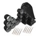thumbnail image 1 of Juego de 6 rulos sin calor con pinzas metálicas para cabello largo o corto, ideales para salones de belleza y para peinar en casa., 1 of 5