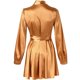 thumbnail image 5 of Vestido casual largo con cuello en V para mujer - Vestido de verano sin mangas de color liso - Cintura elástica para la playa o una fiesta, 5 of 6