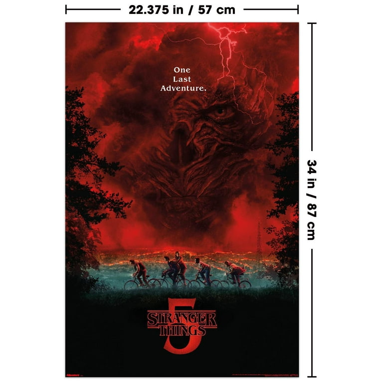 Netflixオリジナルシリーズ『STRANGER THINGS』ポスター。 Stranger Things Series Wall Art Poster Print Netflix Original