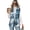 Blue Marble Floral Print, variant on Chririnla Autumn Oak Leaves Bark, Classic Casual Business Vest for Summer Work 2026, Open Front Button Up Work Blazer Waistcoat