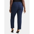 thumbnail image 5 of Terra & Sky Women's Plus Size Straight Jeans, Sizes 16WP-28W, 5 of 5