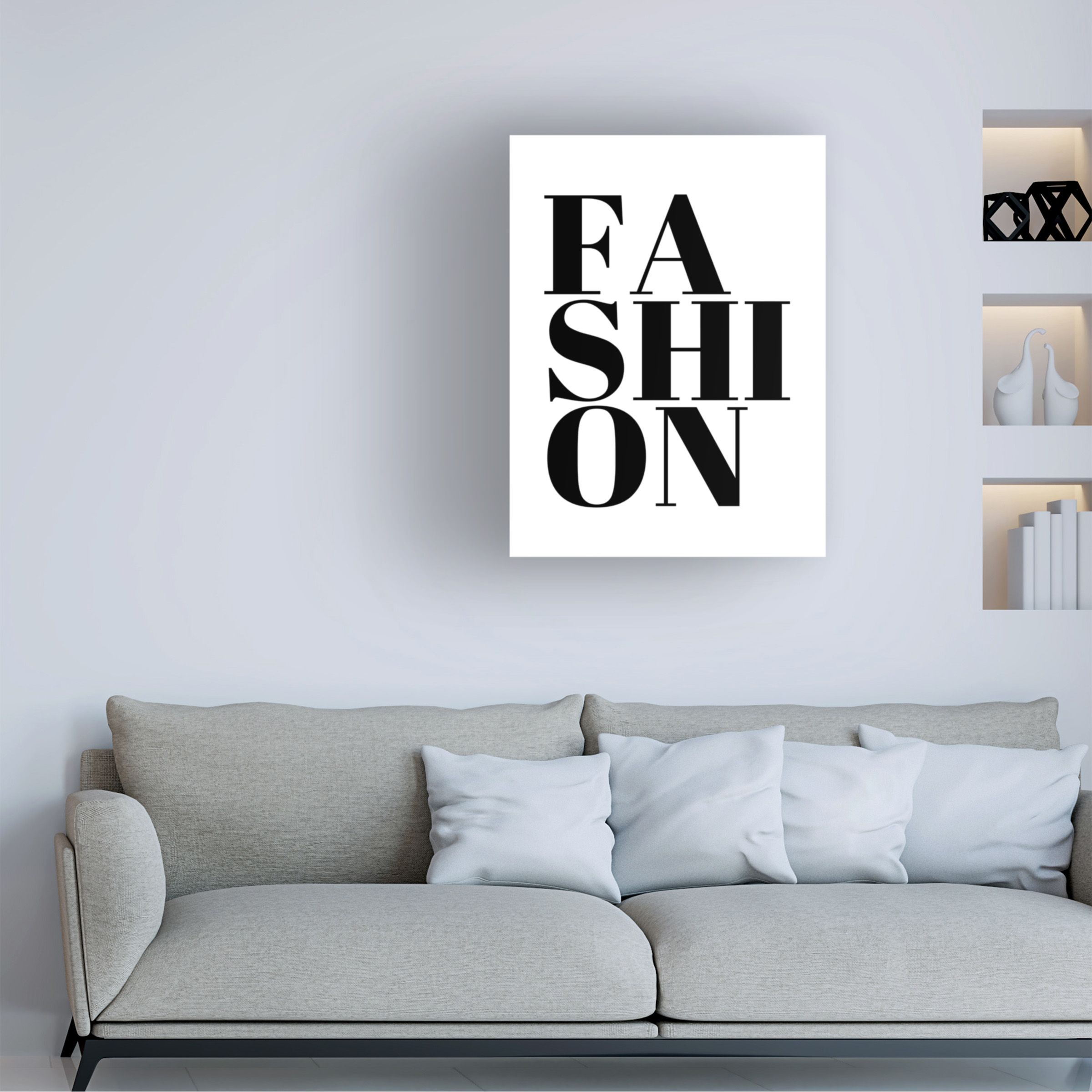 Kristina N. 'FASHION' Canvas Art
