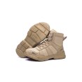 thumbnail image 4 of Woobling Unisex Protection Boot High Top Work Shoes Steel Toe Safety Shoe Slip Resistant Booties Construction Sneaker Beige 9.5, 4 of 6