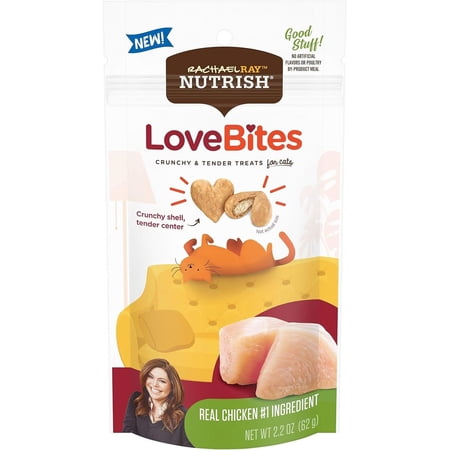 Rachael Ray Nutrish Love Bites Crunchy and Tender Treats Real Chicken #1 Ingredient