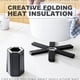 thumbnail image 4 of Black Foldable Non-slip Heat Pad Trivet Pan Pot Mat Kitchen, 4 of 9