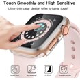 thumbnail image 2 of Compatible with Apple Watch Case 40mm, Apple Watch Screen Protector 40mm, Full Coverage Hard PC Bumper Protective Cover for iWatch SE Series 6/5/4 Wom, 2 of 4