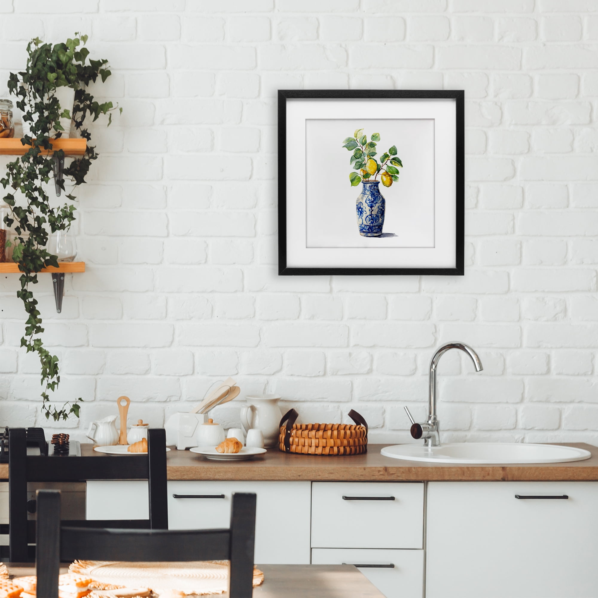 Stupell Industries Vase Of Sunshine Black Framed Print Under Glass, design by Svetlana Aleynikova
