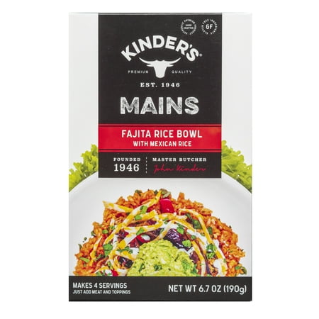 Kinder's Fajita Rice Bowl, 6.7 oz