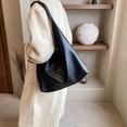 thumbnail image 3 of CoCoMangos Slouchy Hobo Bags for Women Soft Leather Tote Bag Retro Slouchy Bag Shoulder Purse Ladies Top Handle Handbag 2Pcs, 3 of 6