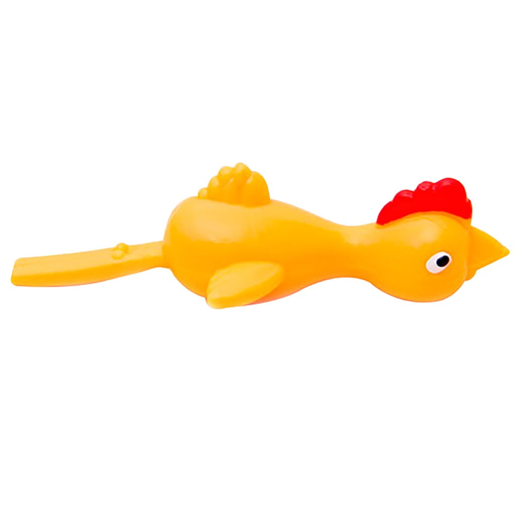 OLOPE 4//6//8 PCS Creative Ejection Chicken Toy Light Rubber Finger Prank Flying Toy,Fun Toy for Easter Anxiety Reducer Sensory Play Stocking Stuffers for Kids