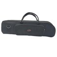 thumbnail image 1 of Trumpet Gig Bag Professional Padded Carrying Case Oxford Cloth Backpack Handbag with Shoulder Strap Instrument (Black), 1 of 3
