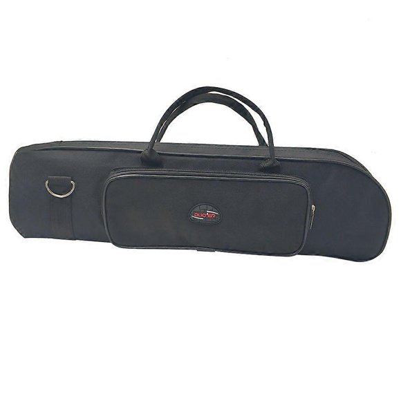 Trumpet Gig Bag Professional Padded Carrying Case Oxford Cloth Backpack Handbag with Shoulder Strap Instrument (Black)