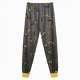 thumbnail image 7 of TOWED22 Toddler Baby Boy Fall Clothes Color Block Pockets Crew Neck Long Sleeve Sweatshirt Pants 2 Pcs Outfits Size:7-8 Y,Color:Grey, 7 of 7