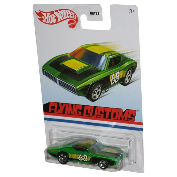 Hot Wheels Flying Customs (2021) Custom Otto Green Die-Cast Toy Car