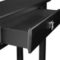 thumbnail image 4 of Leick Furniture Wood Mission Console Table in Slate Black, 4 of 7