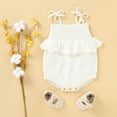thumbnail image 4 of Newborn Infant Baby Girl Boy Winter Jacket Warm Coat Knit Outwear Romper Sweater, 4 of 9