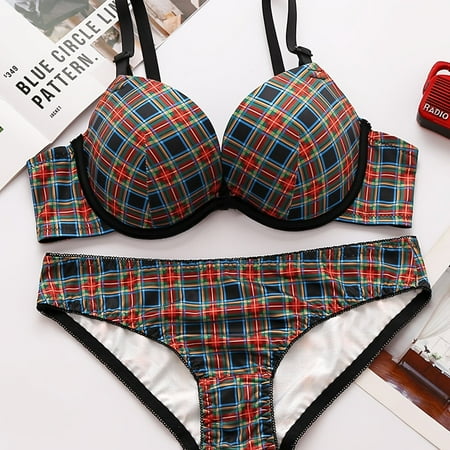 

Women‘s Fashion & Breathable Lingerie Set Push Up Backless Intimates Bra & Bikini Panty Women‘s Lingerie & Underwear