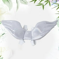 FRCOLOR  Cat Clothes with Angel Wings White Costume for Pets 1Pcs