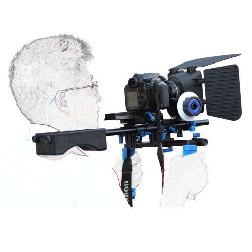 SunSmart Pro DSLR Rig video camera Shoulder Mount Kit including DSLR