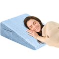 thumbnail image 1 of Almohada con forma de cuña COLDHUNTER, 7,5 camas, para después de la cirugía, azul, 1 of 6