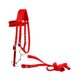 thumbnail image 2 of Brida para caballo con riendas, arnés práctico con cojín suave, cuerda de guía versátil Rojo S, 2 of 9
