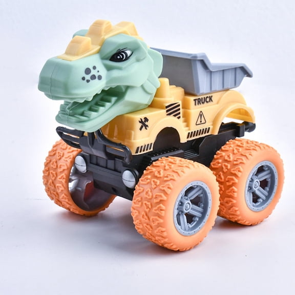 Nebwoak Dinosaur Press and Go Excavator Toy - Ki-ds Construction Vehicle, Educational Tod-dler Gift for B-oys & Gi-rls