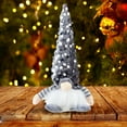 thumbnail image 3 of Gnome with LED Light Desktop Ornament Whimsical Garden Fairy Tale Figurine for Home, 3 of 7