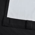 thumbnail image 6 of SUN+BLK Black 100% Blackout Linen Curtain Set, 2 Panel Set, 6 of 10