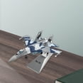 thumbnail image 1 of Langgg Modèle Réduit d'Avion de Chasse J-16 à l'Échelle 1/100 Réaliste avec Support d'Exposition, 1 of 9