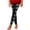 Black, variant on Girls Pants Girls Fashion Print Tapered Athletic Jogger Pants Stretchable Soft Black 3-4 Years