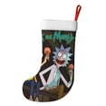 thumbnail image 2 of Rick And Morty Christmas Stocking 17.7" Classic Xmas Stockings For Family Holiday Fireplace Party Decorations, 2 of 8