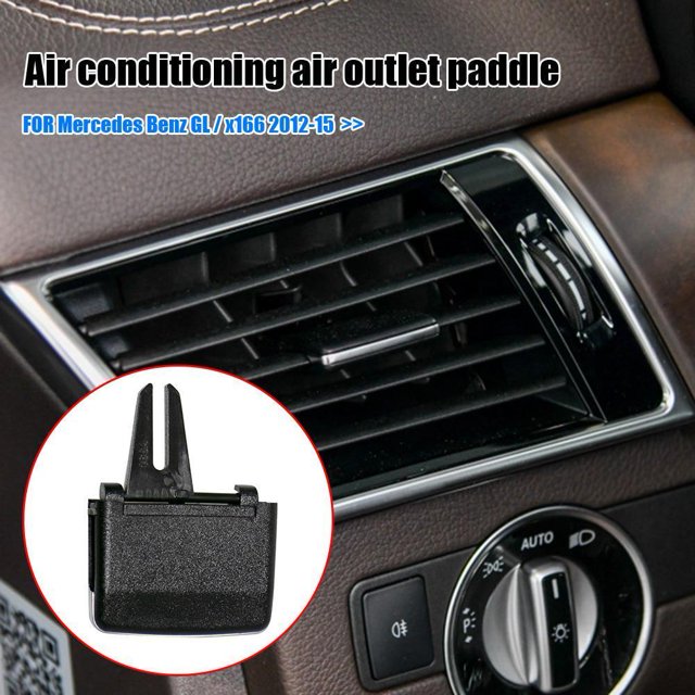 Salida de Ventilación de Aire Control deslizante de ventilación de CA para Mercedes Benz ML GL clase W166 X166 2012-2015 (delantero)
