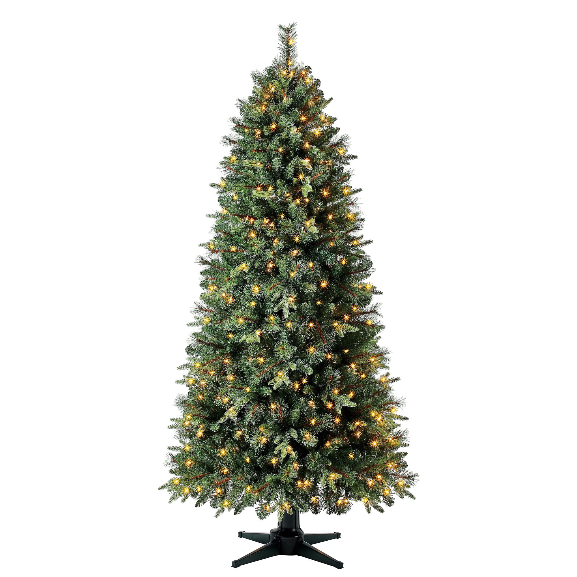 Holiday Time Pre-Lit Brookfield Fir Quick Set® Artificial Christmas Holiday Living Pre-lit Mckenney Fir Tree