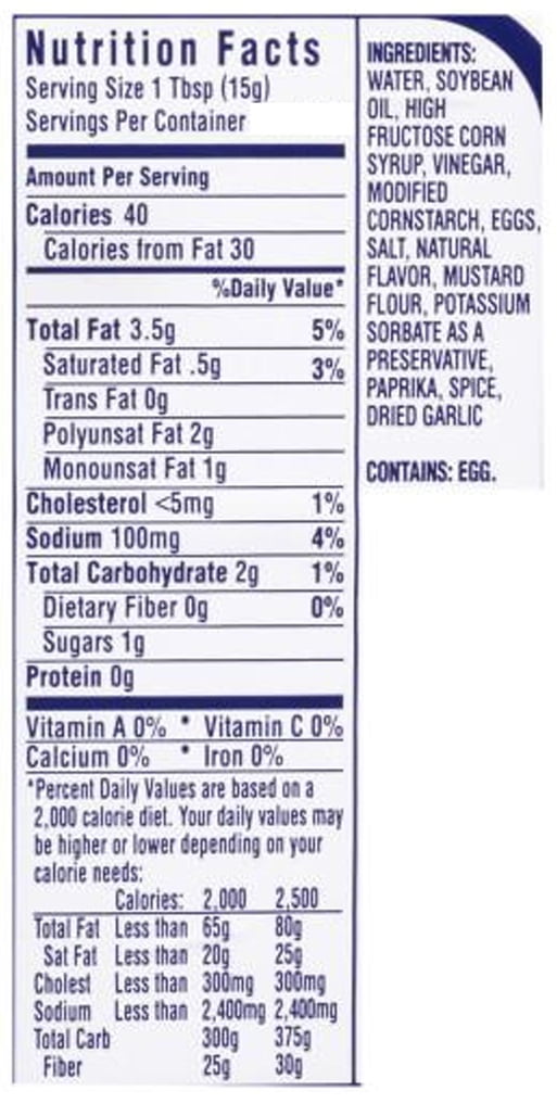 Miracle Whip Mayonnaise Dressing 12.4 Gram Portion Packet | 25 Count