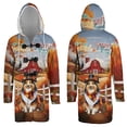 thumbnail image 3 of Thanksgiving Shetland Sheepdog Pilgrim Grateful, Thankful, Blessed Fall Welcome All Over Print 3D Hooded Duffle Toggle Coat Sheltie Dog Lover Gifts - 00021, 3 of 6