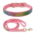 thumbnail image 1 of Dog Collars  Shining Drill Rhinestone Collar Leash Rope Set for Small Pet Dog Cat Puppy, 1 of 7